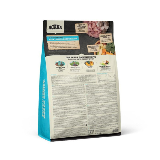 ACANA Heritage Puppy Small Breed – hrană uscată fără cereale pentru câini juniori de talie mică, 2 kg